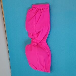 Hot Pink Bikini Swimsuit Top Size 36C